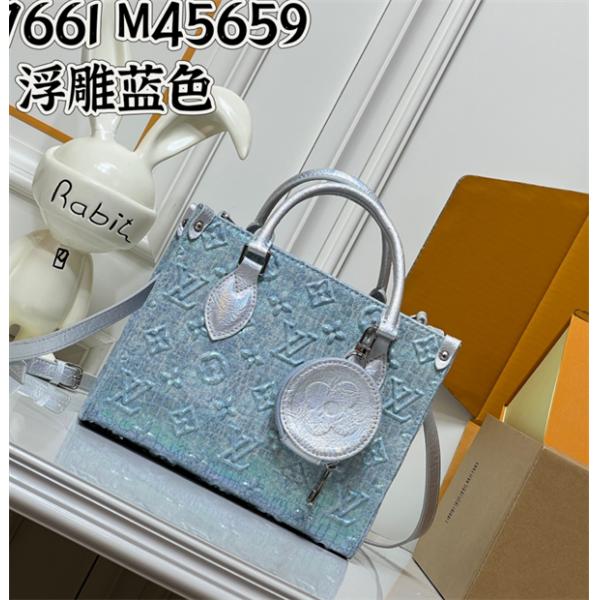 OnTheGo  ☆M45659  LOUIS VUITTON ルイヴィトントートバッグスーパーコピーLV Blasonブルー色