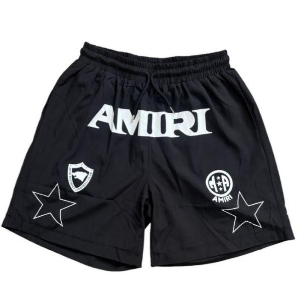 AMIRI コピー サッカーシャツセットアップ 半袖シャツ ショートパンツ 上下セット スポーツミックス 主役級 2026新作