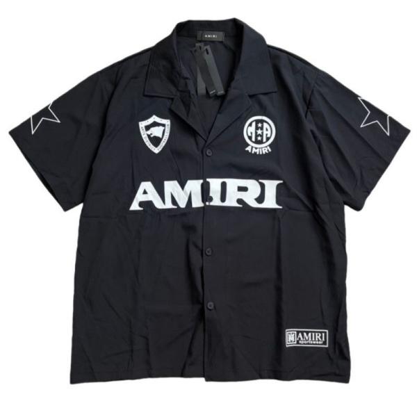 AMIRI コピー サッカーシャツセットアップ 半袖シャツ ショートパンツ 上下セット スポーツミックス 主役級 2026新作