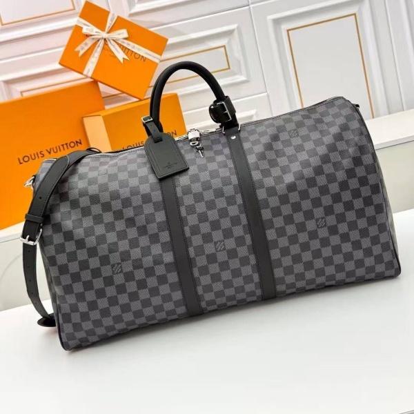 LOUIS VUITTON コピー ダミエグラフィット ボストンバッグ 大容量 旅行対応 高品質 人気上昇中