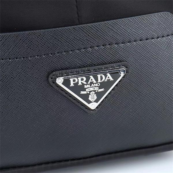 軽い防水2026最新プラダボストンバッグコピー PRADA メンズ収納性抜群黒色旅行用