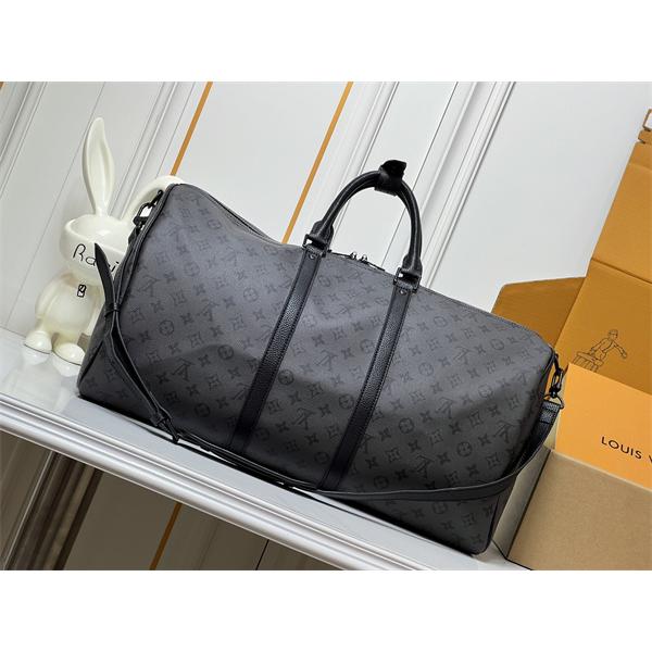 ロゴ総柄 選ばれやすい ダッフルスタイル LOUIS VUITTON ルイヴィトン コピー バッグ 出張対応 実用派