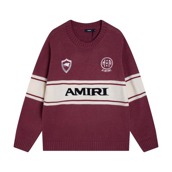 クラシックワッペンデザイン 旬顔スタイル 着回し万能 AMIRI アミリ コピー セーター モードライク