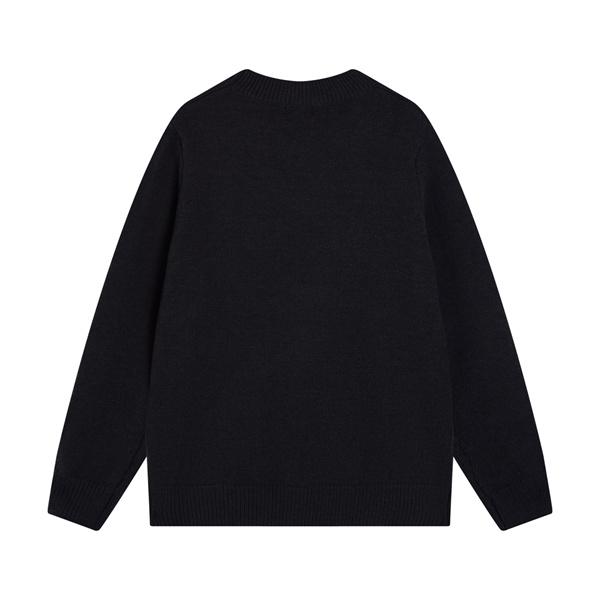 クラシックエンブレム刺繍 クルーネック モードクラシカル AMIRI アミリ コピー ニット こなれ見え 上質ストリート