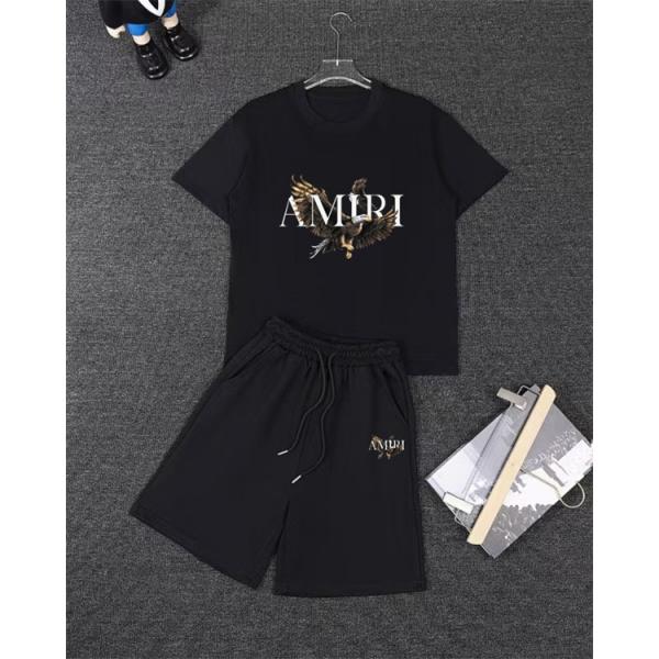 フロントエンブレム スポーツカジュアルセットアップ こなれ見え AMIRI アミリ コピー セットアップ トレンドアイテム サマーコーデ
