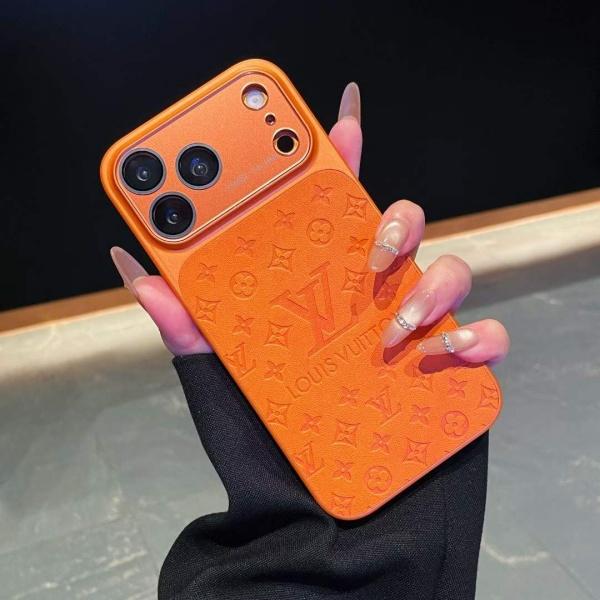 LOUIS VUITTON コピー IPHONE17 新作 スマホケース エンボス加工 軽量フィット 高級レザー風 トレンド