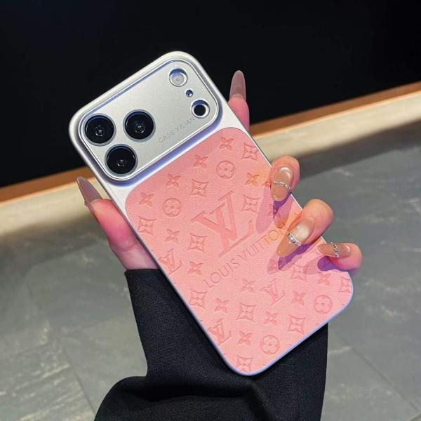 LOUIS VUITTON コピー IPHONE17 新作 スマホケース エンボス加工 軽量フィット 高級レザー風 トレンド