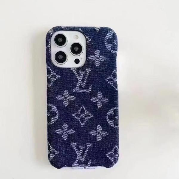 LOUIS VUITTON コピー IPHONE17 新作 ジャカードデニム iPhoneケース ファブリック調 注目アイテム トレンド