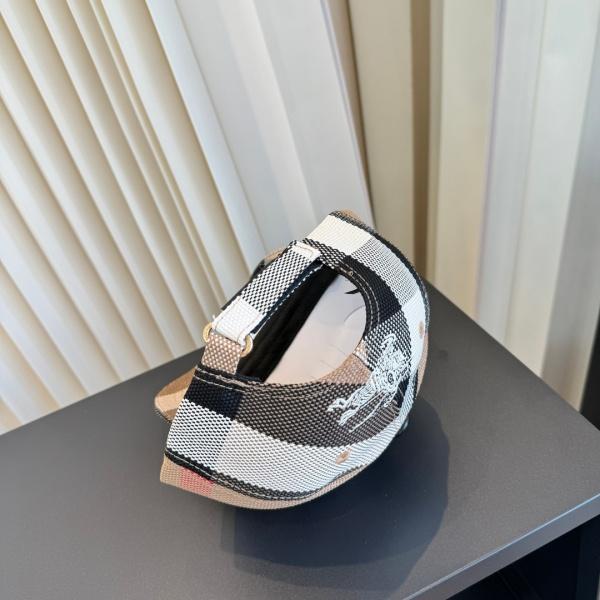 BURBERRY バーバリー 2026 クラシックチェックロゴ刺繍ベースボールキャップ ユニセックス サマーキャップ