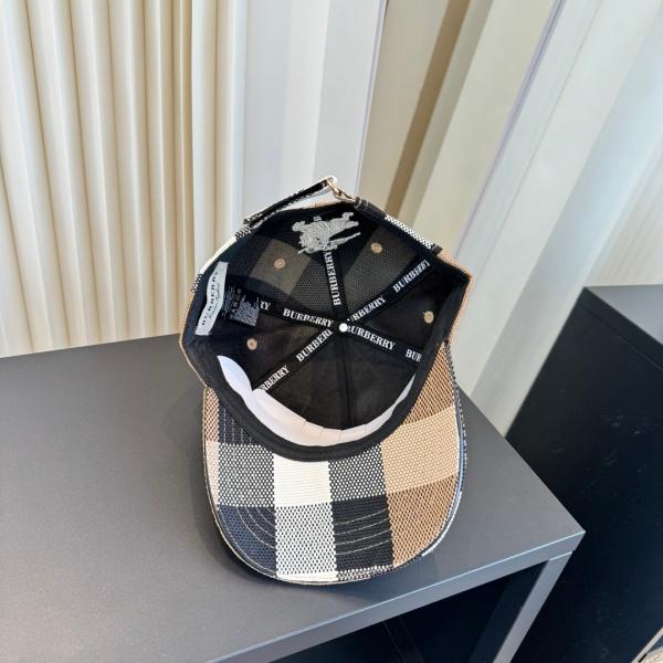 BURBERRY バーバリー 2026 クラシックチェックロゴ刺繍ベースボールキャップ ユニセックス サマーキャップ