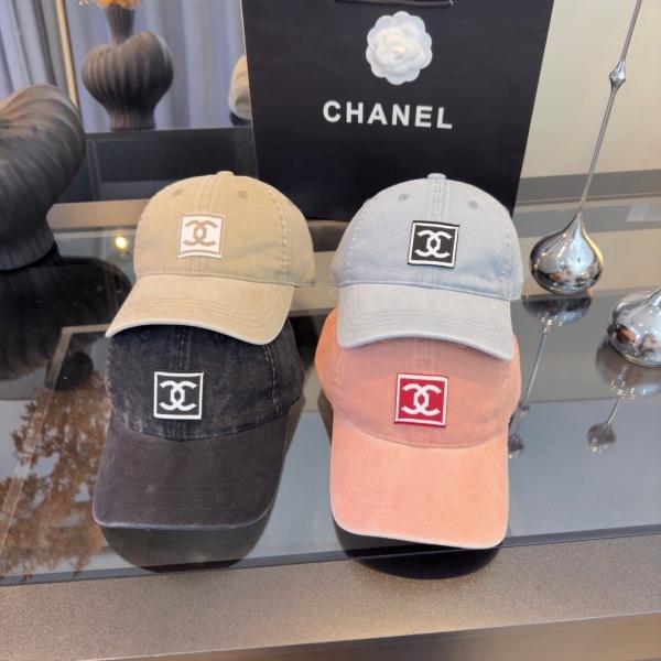 CHANEL シャネル 2026新作 CCロゴ刺繍ヴィンテージウォッシュベースボールキャップ コットン ユニセックス カジュアル 定番人気