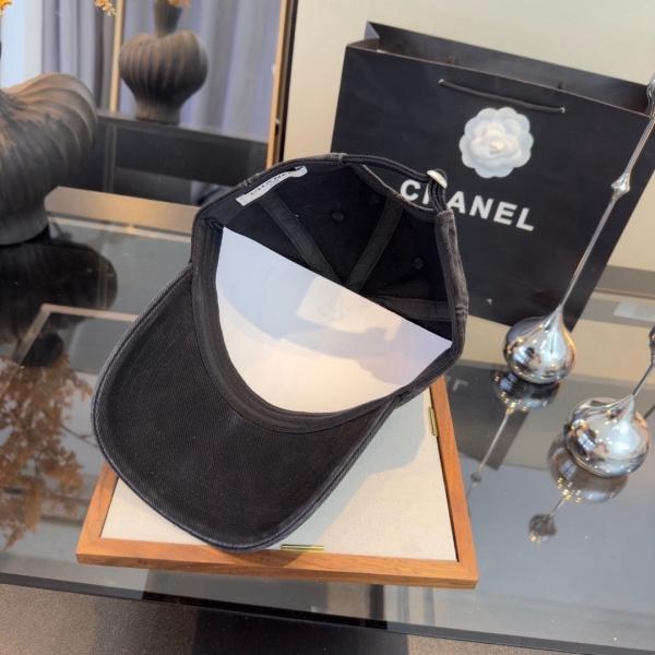 CHANEL シャネル 2026新作 CCロゴ刺繍ヴィンテージウォッシュベースボールキャップ コットン ユニセックス カジュアル 定番人気