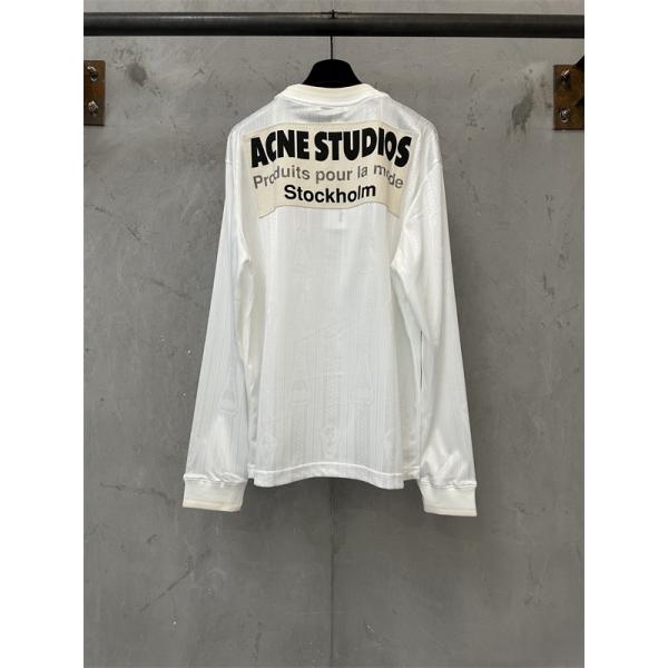 Acne Studios 26SS新作☆アクネストゥディオズ長袖tシャツ スーパーコピーテクニカルジャカードサッカーユニフォーム