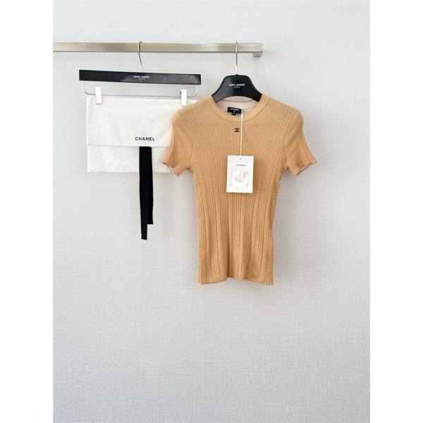 Chanel シャネルtシャツコピー26SSトレンド新作☆ニットウェア半袖エレガントスタイル４色