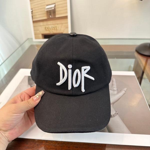 Dior ディオール 2026新作 ロゴ刺繍ベースボールキャップ キャンバス ユニセックス カジュアル 定番人気