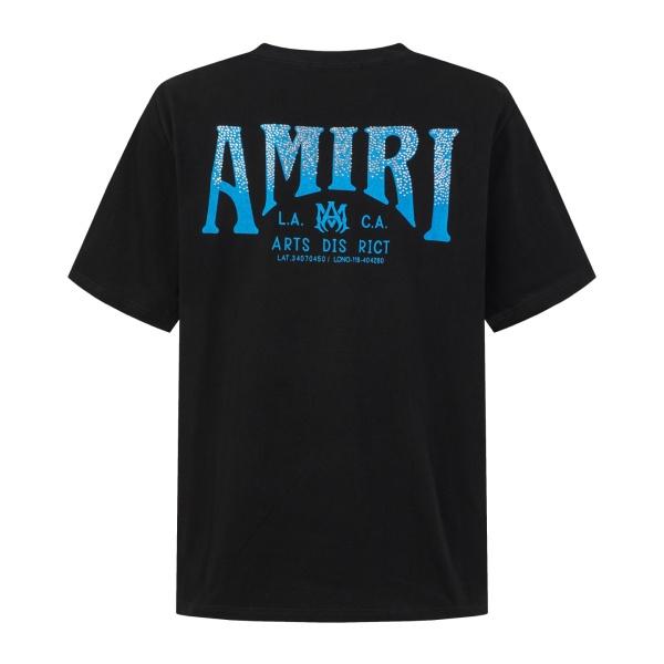 AMIRI アミリ 2026新作 ラインストーン ロゴプリント 半袖Tシャツ コットン クルーネック オーバーサイズ 人気