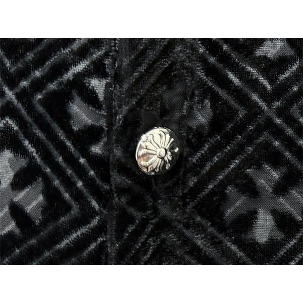  ロゴ総柄 ボタン仕様 CHROME HEARTS クロムハーツ コピー シャツ きれいめカジュアル 今季チェック