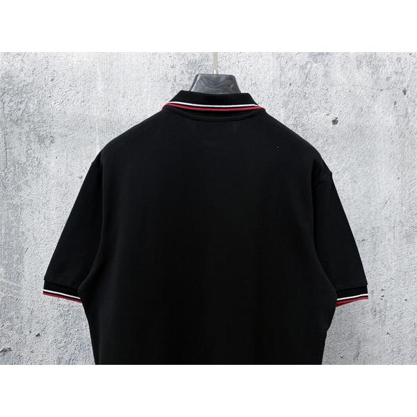 半袖ポロシャツ ホワイト 襟ラインデザイン クールビズ対応 PRADA
