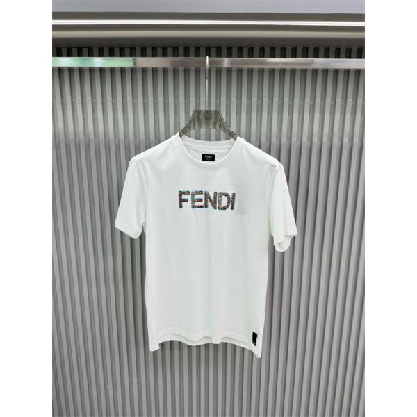 新作入荷セール相性抜群定番ロゴプリント半袖メンズ夏服FENDIフェンディ t シャツ コピー