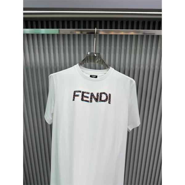新作入荷セール相性抜群定番ロゴプリント半袖メンズ夏服FENDIフェンディ t シャツ コピー