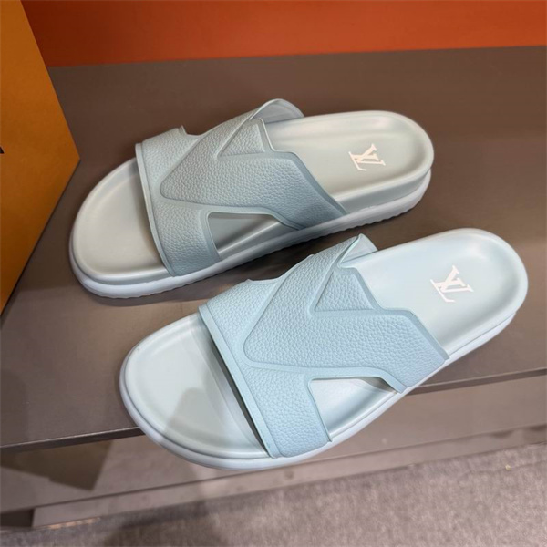 LOUIS VUITTON ☆ルイヴィトンサンダルスーパーコピー通気性抜群2026春夏流行りブルー色