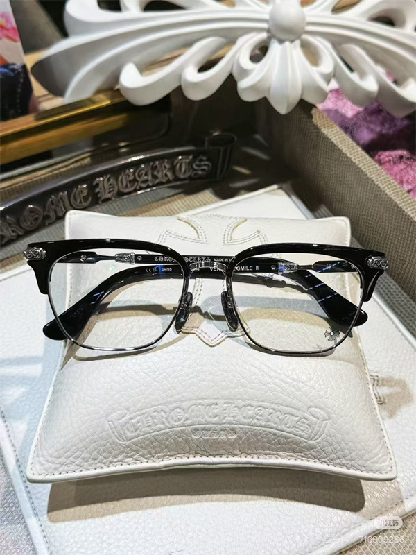 Chrome Heartsクロムハーツ眼鏡コピー☆MODEL：VERTICAL SMILE SIZE：54口18-146