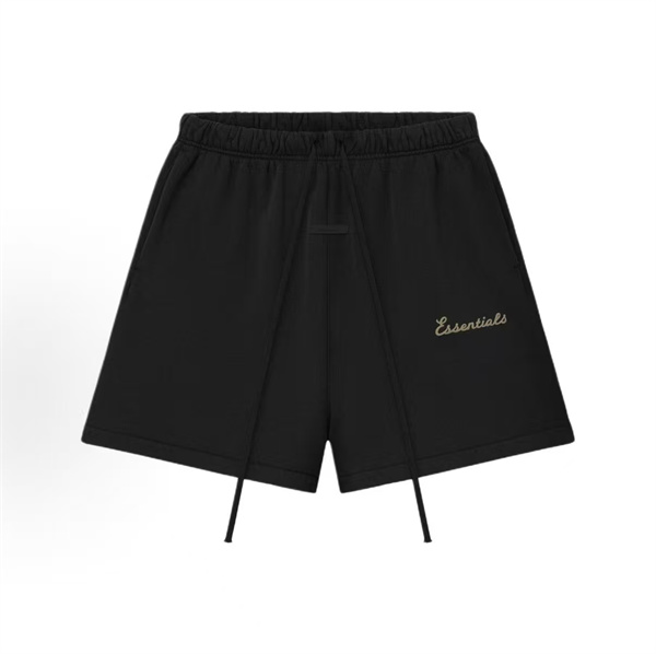 C906 ESSENTIALS 極厚 スウェット ハーフパンツ L 黒 裏起毛 人気急上昇 2026新作 夏モデル スウェット ESSENTIALS エッセンシャル