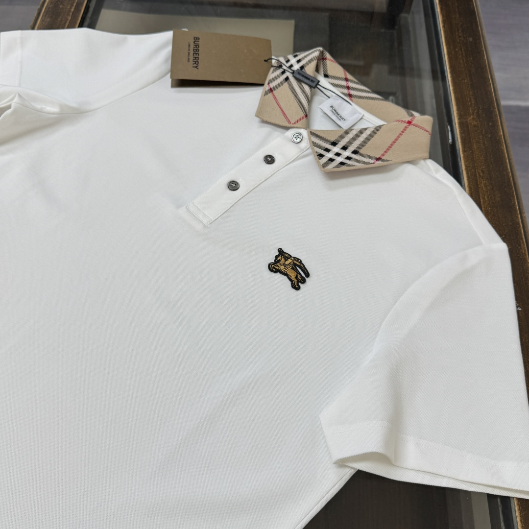 大人BURBERRY バーバリー ポロシャツコピー2026トレンド新作シンプルデザイン4色