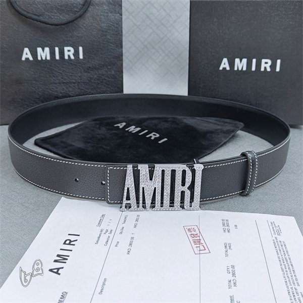AMIRI 【2026新作】上質な本革を使用した ビジネススタイル☆☆アミリベルトコピー