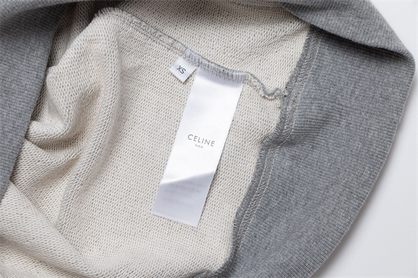 フード刺繍風ロゴ ベーシックシルエット さらっと快適 デイリー使い CELINE セリーヌ コピー パーカー