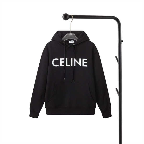 フードドローコード シンプルベース リラックス感 着回し便利 CELINE セリーヌ コピー パーカー 注目デザイン