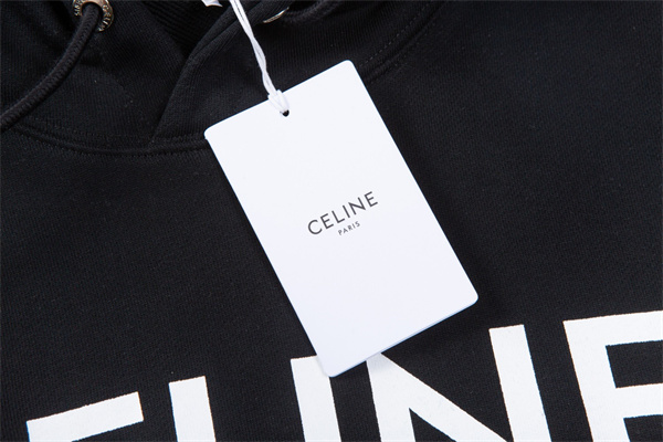 フードドローコード シンプルベース リラックス感 着回し便利 CELINE セリーヌ コピー パーカー 注目デザイン