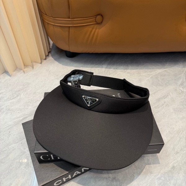 2026新作 PRADA プラダ サンバイザー風空頂キャップ レディース メンズ