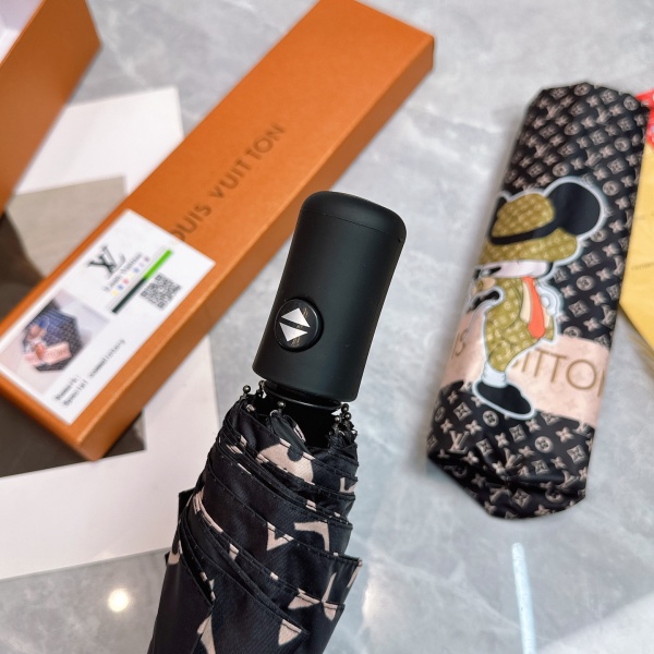 2026新作 LOUIS VUITTON 激安 ルイヴィトン 全自動折りたたみ傘 晴雨兼用 UVカット 遮熱 軽量 ワンタッチ開閉 ギフトBOX付き
