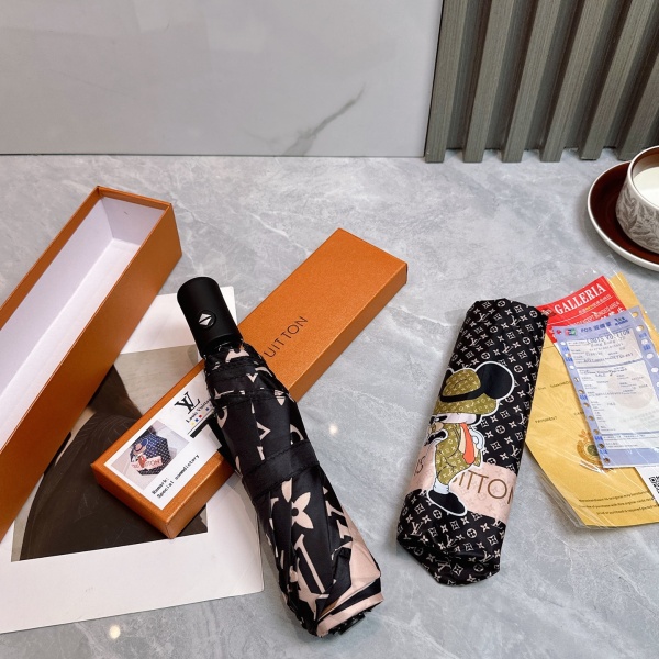 2026新作 LOUIS VUITTON 激安 ルイヴィトン 全自動折りたたみ傘 晴雨兼用 UVカット 遮熱 軽量 ワンタッチ開閉 ギフトBOX付き