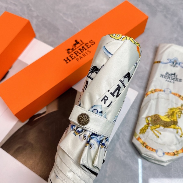 2026新作 HERMES エルメス 激安 折りたたみ傘 晴雨兼用 全自動 UVカット 遮熱 軽量 ワンタッチ ギフトBOX付き