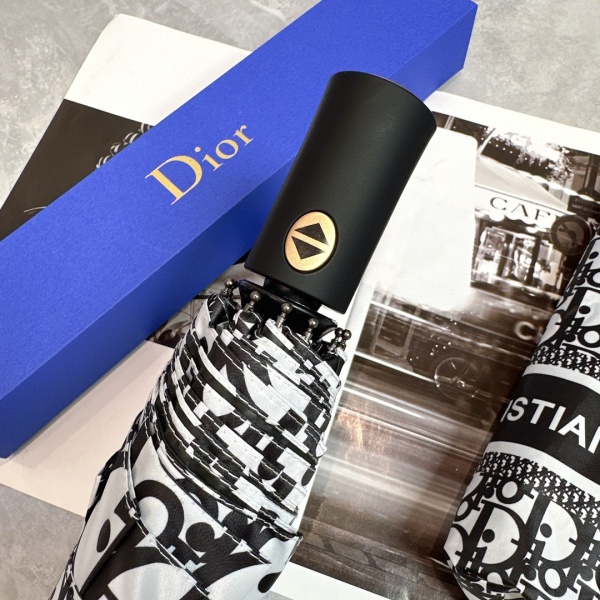 2026新作 Dior 激安 ディオール オブリーク 折りたたみ傘 晴雨兼用 全自動 UVカット 遮熱 軽量 ギフトBOX付き
