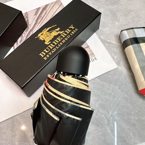 2026新作 BURBERRY 激安 バーバリー 折りたたみ傘 晴雨兼用 五つ折り 全自動 UVカット 軽量 チェック柄 ギフトBOX付き