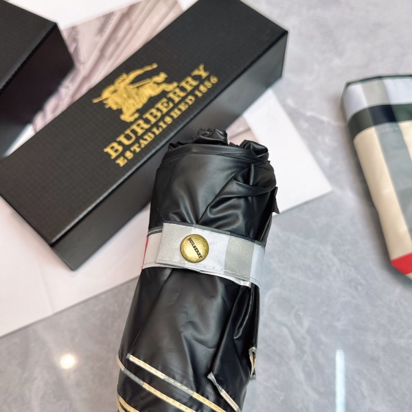 2026新作 BURBERRY 激安 バーバリー 折りたたみ傘 晴雨兼用 五つ折り 全自動 UVカット 軽量 チェック柄 ギフトBOX付き