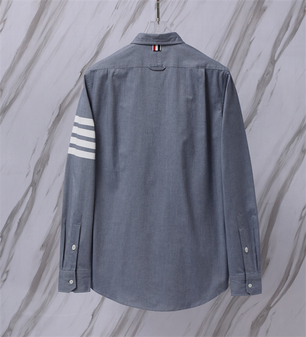 オックスフォード 定番人気 モダンクラシック THOM BROWNE トムブラウン コピー 長袖シャツ 上質スタイル