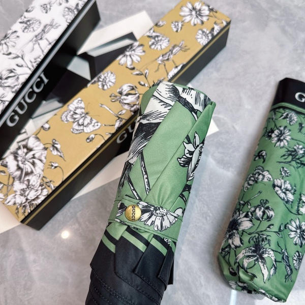 2026新作 GUCCI 激安 グッチ 折りたたみ傘 晴雨兼用 全自動 UVカット99% 軽量 花柄 遮熱 五つ折り ギフトBOX付き