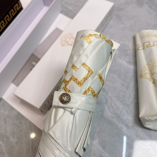 2026新作 VERSACE 激安 ヴェルサーチ 折りたたみ傘 晴雨兼用 全自動 UVカット99% 遮熱 軽量 メドゥーサ ギフトBOX付き