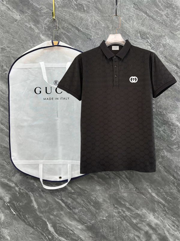 GGモノグラム クリーンルック デイリーコーデ GUCCI グッチ コピー 半袖ポロ 上質コレクション