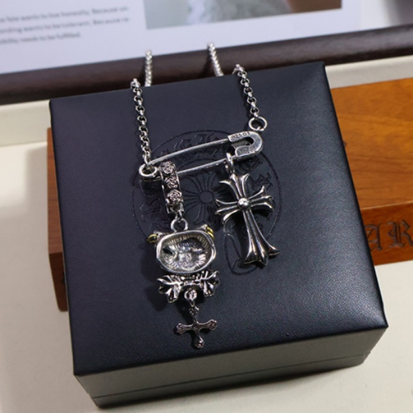 2026新作 CHROME HEARTS 激安 クロムハーツ セーフティピン クロス