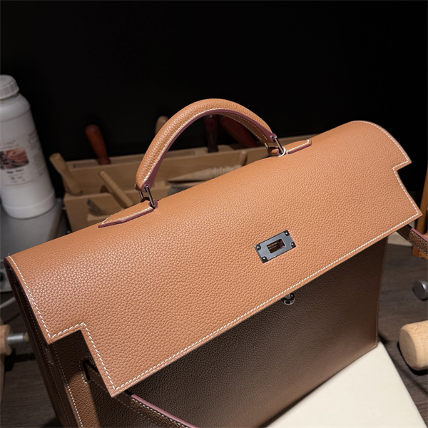 メンズ向けケリーブリーフケース☆エルメスビジネスバッグコピーHermès 2026新作
