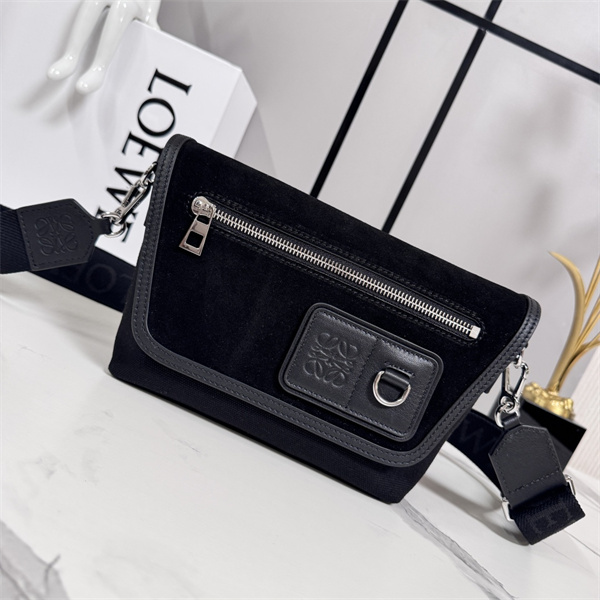 大容量LOEWE ロエベ メッセンジャーバッグコピー2026トレンド最新メンズショルダーバッグ