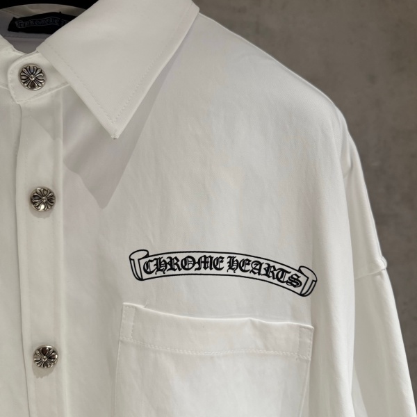 2026新作 Chrome Hearts 激安 クロムハーツ ロゴプリント 長袖シャツ