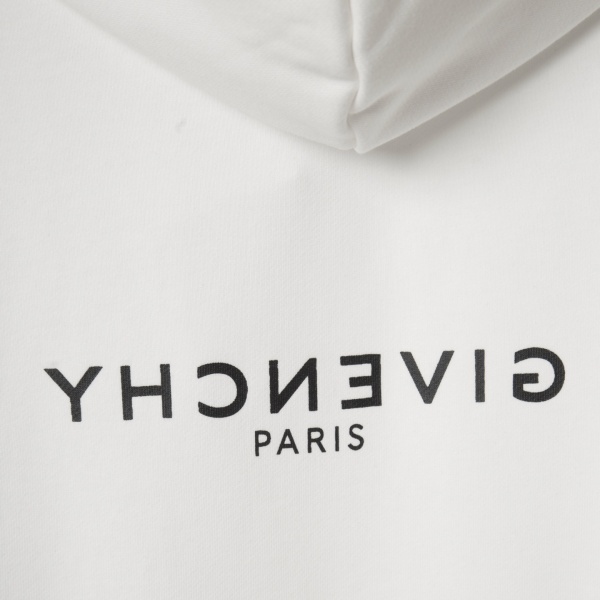 2026新作 GIVENCHY 激安 ジバンシィ 反転ロゴ プルオーバーパーカー オーバーサイズ フーディー