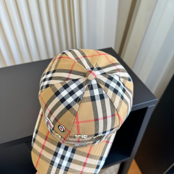 2026新作 BURBERRY 激安 バーバリー ヴィンテージチェック ベースボールキャップ ロゴワッペン キャップ UV対策 帽子
