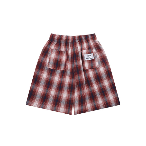 タータンチェック ストリートテイスト 季節注目 Acne Studios アクネストゥディオズ コピー イージーショーツ